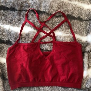 keyhole strappy bralette